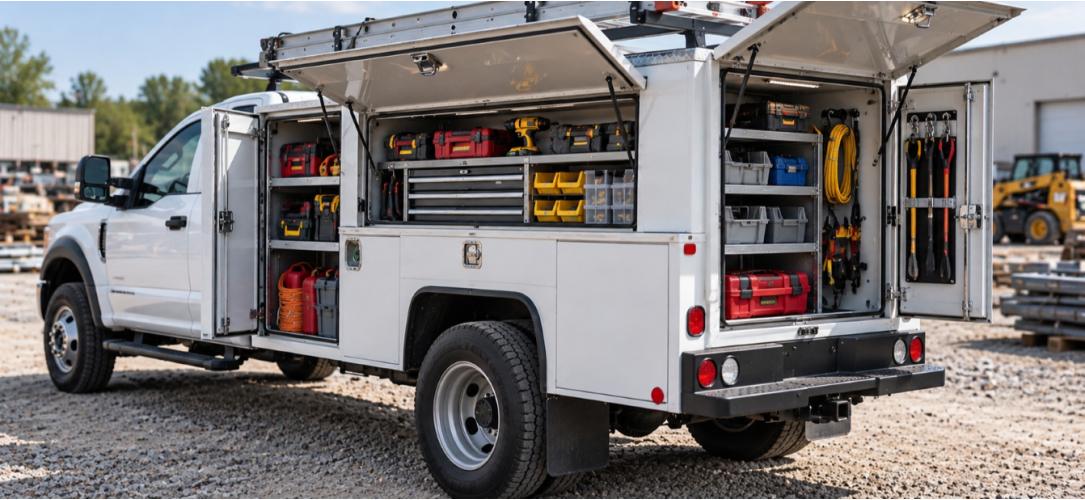 How to Organize Tools in a Service Truck