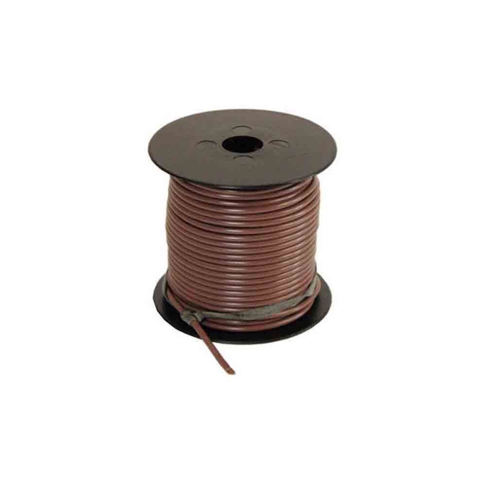 14 Gauge, 100 FT Brown Wire