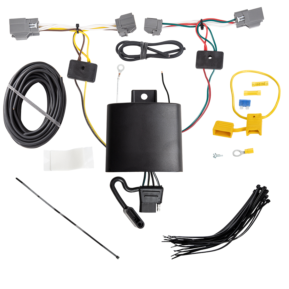 T-Connector Harness, 4-Way Flat, w/Protected Module fits Select Volvo S90 & XC90