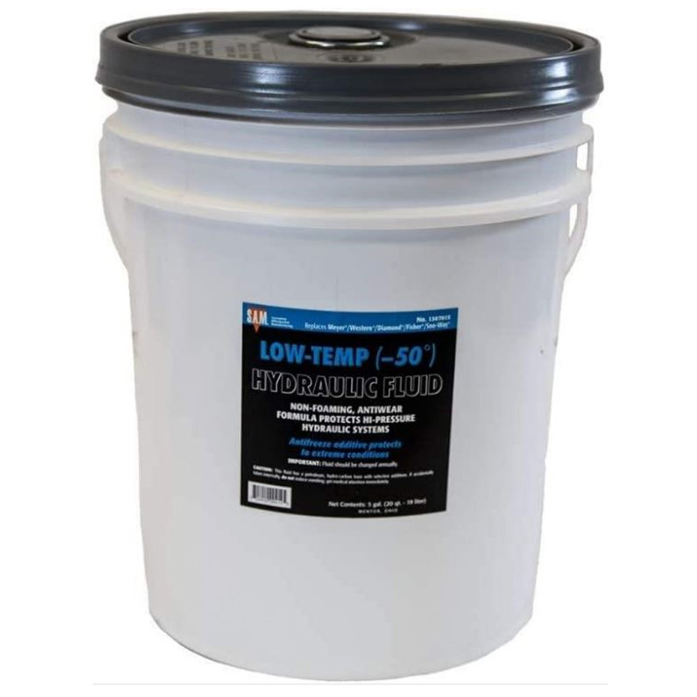 SnowDogg Low-Temperature Blue Hydraulic Fluid (5 Gallon Container)