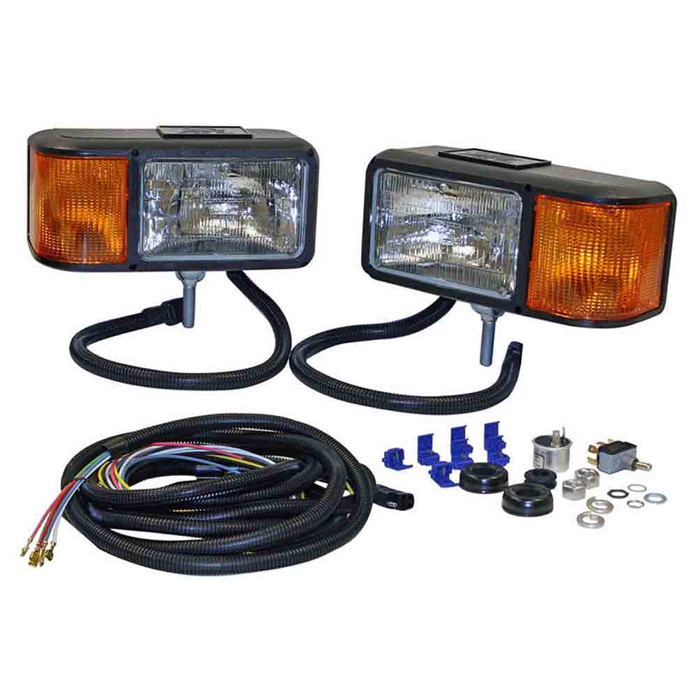 Snow Plow Dual Headlight Kit and Turn Signal Kit