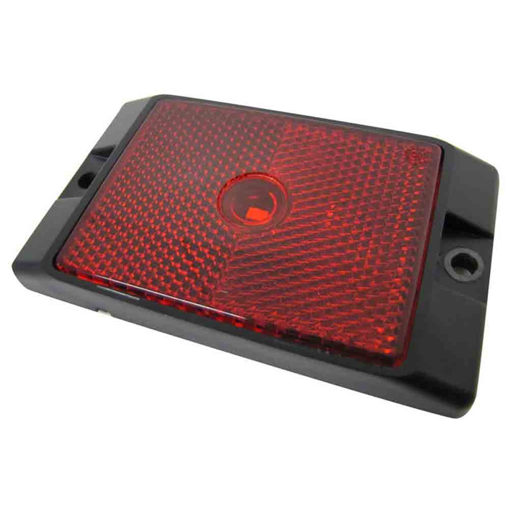 LED Clearance/Side Marker Red Light with Reflex