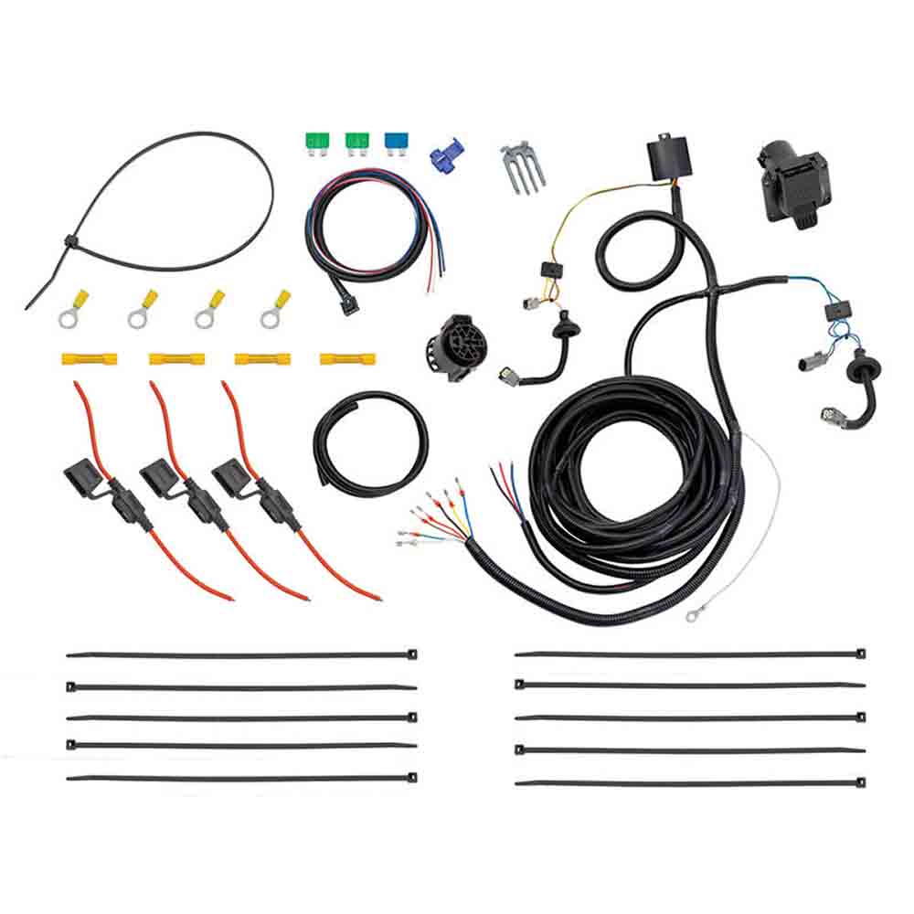 Tow Harness with ModuLite and Brake Control Harness - 7-Way Connector fits Select Ford, Transit-350, Except Single Rear Wheel w/148" Wheelbase