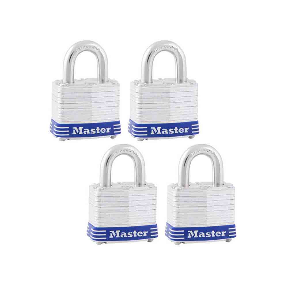 4 Pack Keyed Alike Padlock