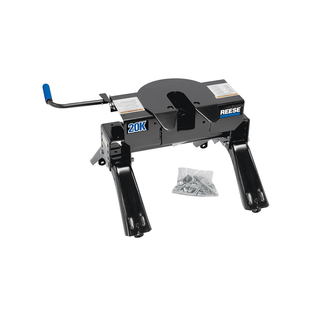 Fifth Wheel Hitch 20,000 lbs. Capacity, Dual Jaw, Complete System, Industry Standard Mount