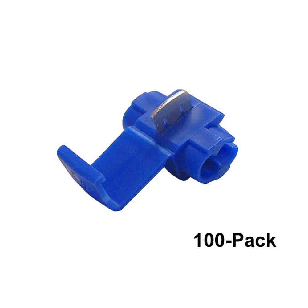 100-Pack of Blue 3M Wire Taps