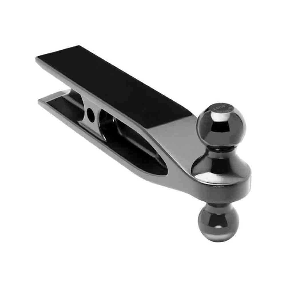 Super Titan Dual Ball, Trailer Hitch Ball Mount, (2 in., 2-5/16 in. Trailer Balls), Fits 3 in. Super Titan Receiver, 25,000 lbs. Capacity, Black