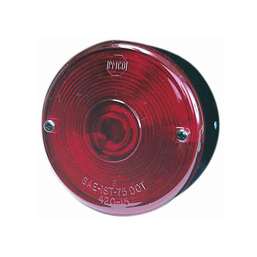 Left Economy Round Trailer Light