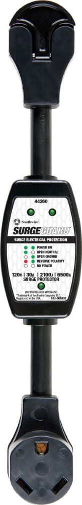Southwire Surge Guard (44260) 30 Amp Portable RV Surge Protector