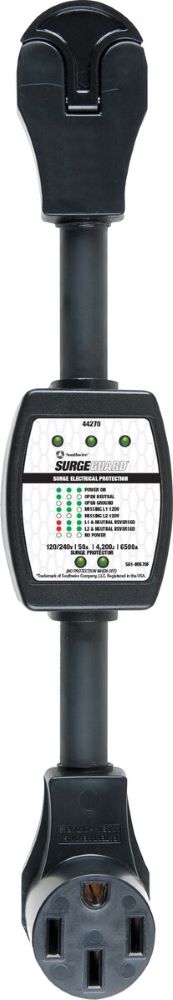 Southwire Surge Guard (44270) - 50 Amp Portable Surge Protector - 120/240 Volts, 4200 Joules