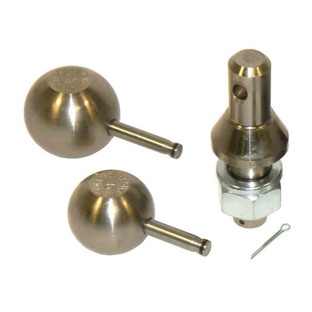 Convert-A-Ball Stainless Steel 2-Ball Set - 2 Inch and 2-5/16 Inch Balls