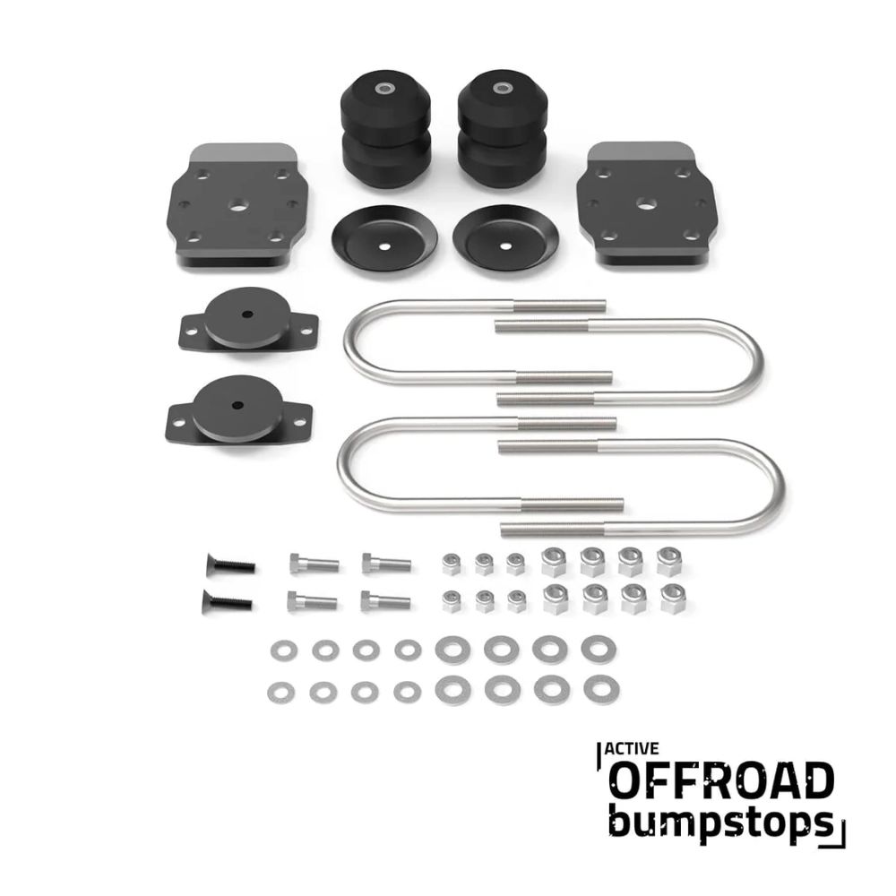 Active Off-Road Bumpstops w/ U-Bolt Flip Kit for 2015-2022 Chevy Colorado and 2015-present GMC Canyon - Rear Kit 