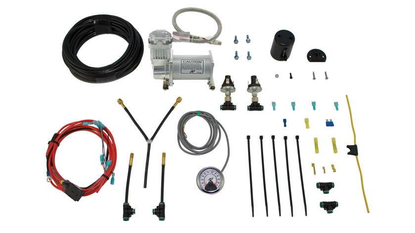 Air Lift Load Controller Dual-Path On-Board Air Compressor System with Heavy Duty Compressor