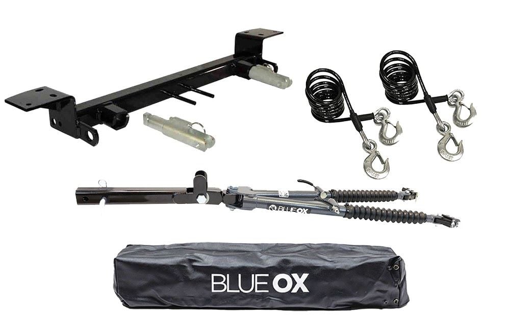 Blue Ox Alpha Tow Bar (8,500 lbs. tow capacity) & Baseplate Combo fits Select Ford Bronco (Modular Bumper) (Includes ACC, Shutters, & Turbo) & Ford Bronco (Standard Bumper w/ D-Rings) (Includes ACC, Shutters, & Turbo)