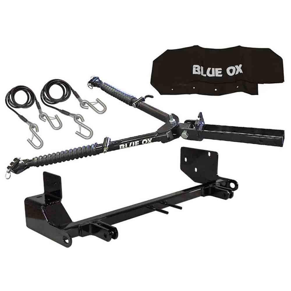 Blue Ox Alpha 2 Tow Bar (6,500 lbs. cap.) & Baseplate Combo fits 1997-2002 Jeep Wrangler With Standard C-Channel Bumper (No Double Tube Bumpers)