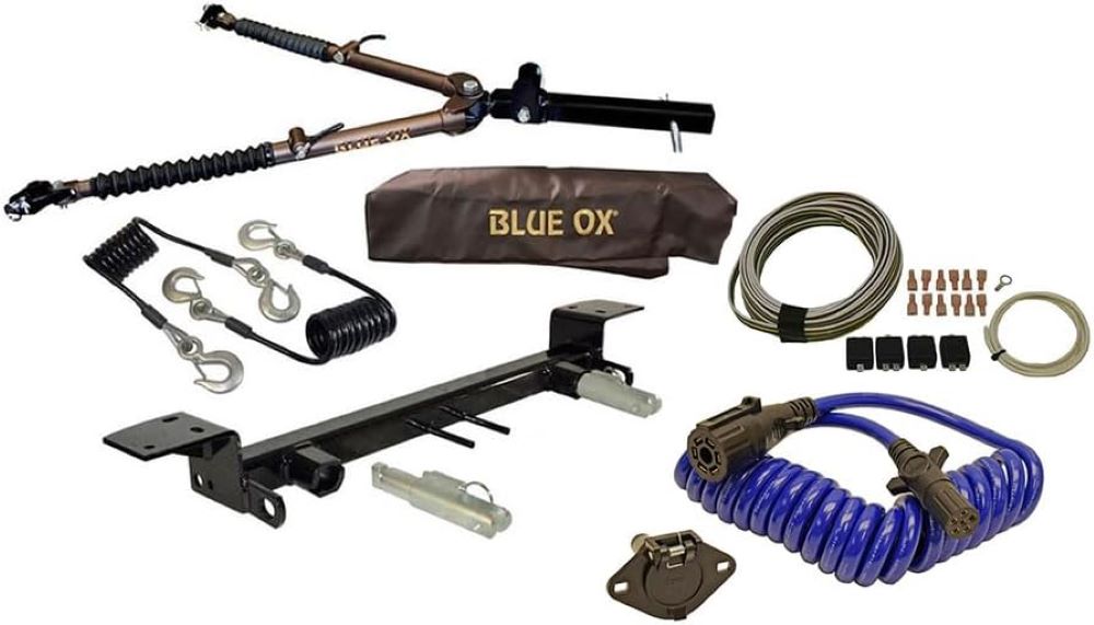 Blue Ox Avail Tow Bar (10,000 lbs) & Baseplate Combo fits Select Wrangler/Wrangler Unlimited (JL) (Includes ACC) (Includes 392 & 4XE) -Includes Complete Wiring