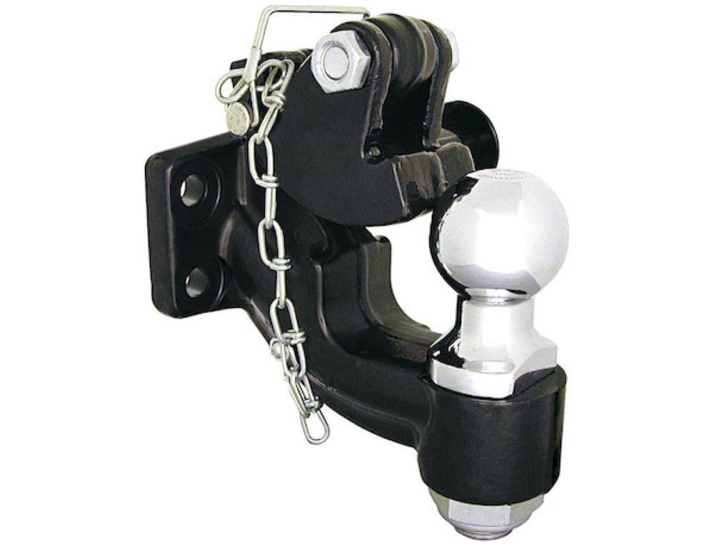 Buyers Products 10 Ton Combination Pintle Hitch With Mounting Kit - 2 Inch Ball (BH10 Series)