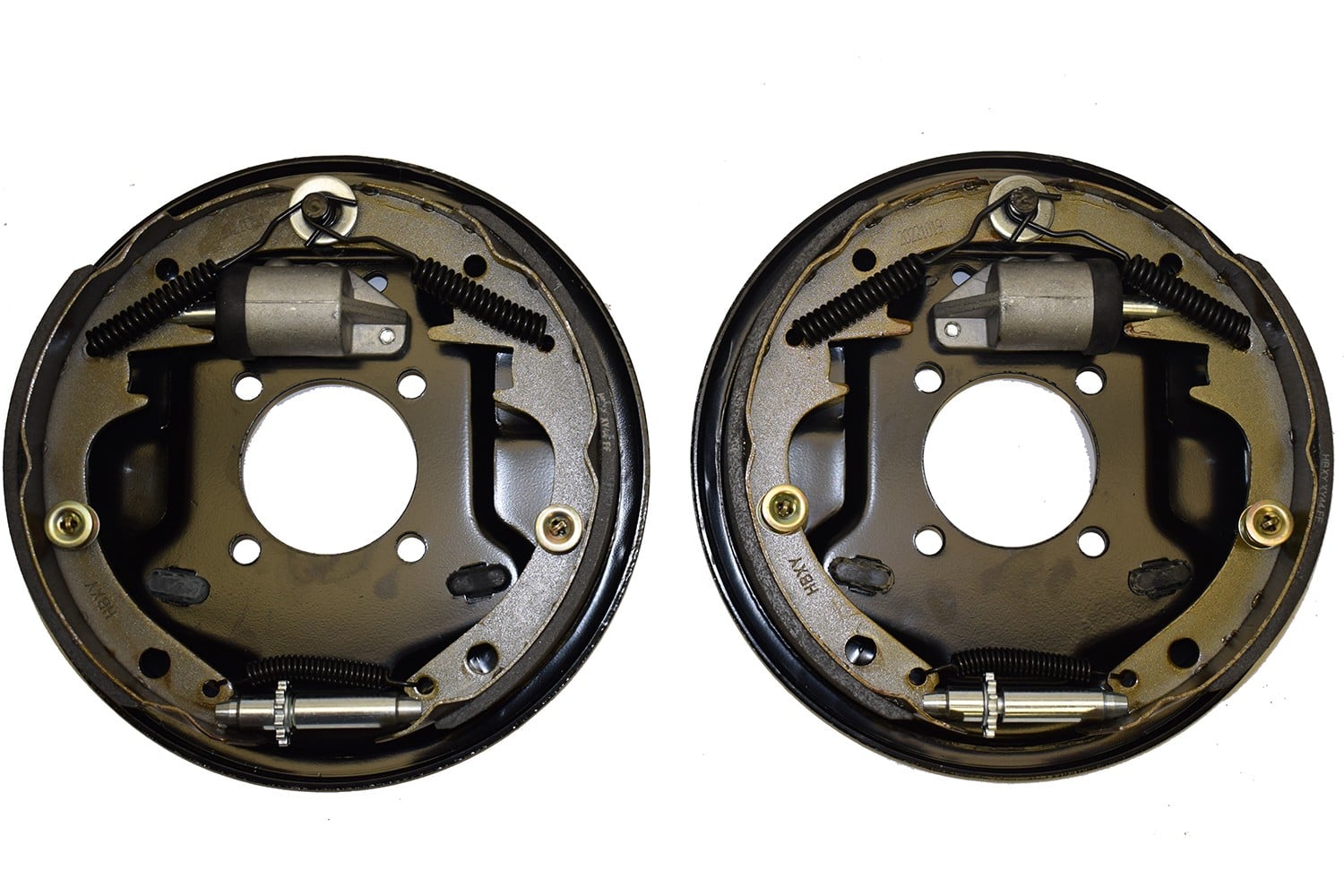 Rigid Hitch Uni-Servo Hydraulic Brake Backing Plate Kit, 10" x 2-1/4", Pair, 3,500 Rating, Including 3" Rigid Hitch Logo Decal & Mounting Hardware (BK-187-PR)