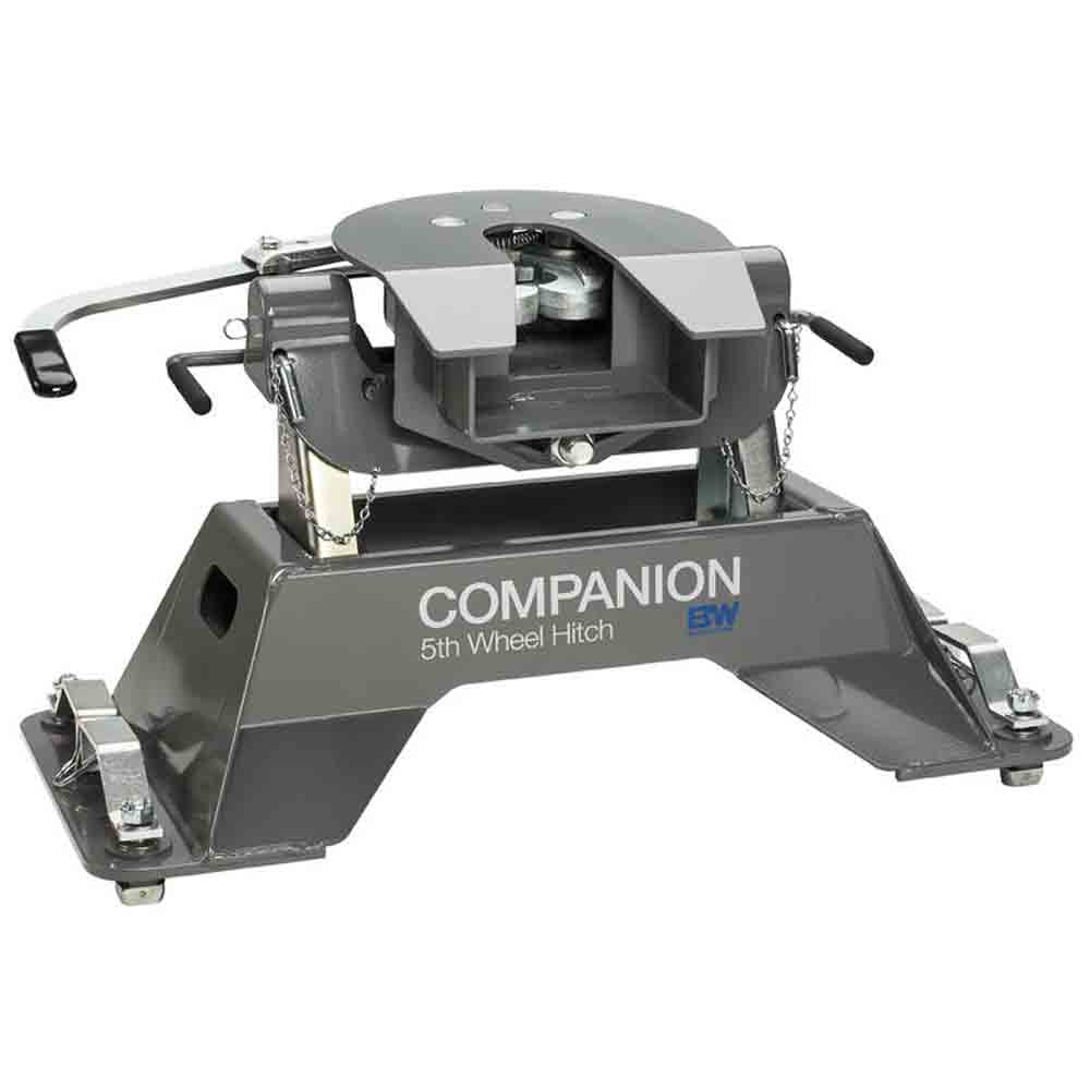 B&W (RVK3300) Companion 20K Fifth Wheel Hitch For Ford Superduty Pickup With Factory OEM Under-Bed Rails