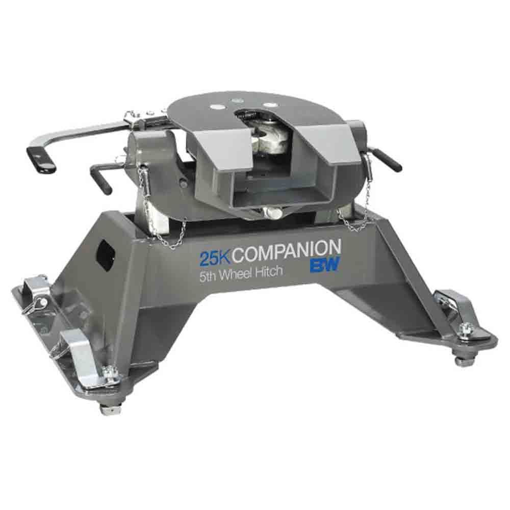 B&W 25K Companion Fifth Wheel Hitch for 2020 & Newer GM 2500/3500 Equipped with OEM Under-Bed Prep Package 