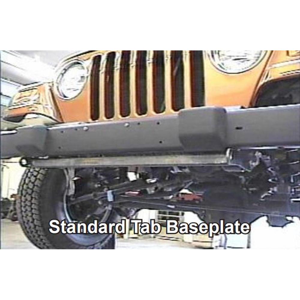 Blue Ox BX1118 Baseplate fits 1997-2002 Jeep Wrangler with Standard C-Channel Bumper (No Double Tube Bumpers)