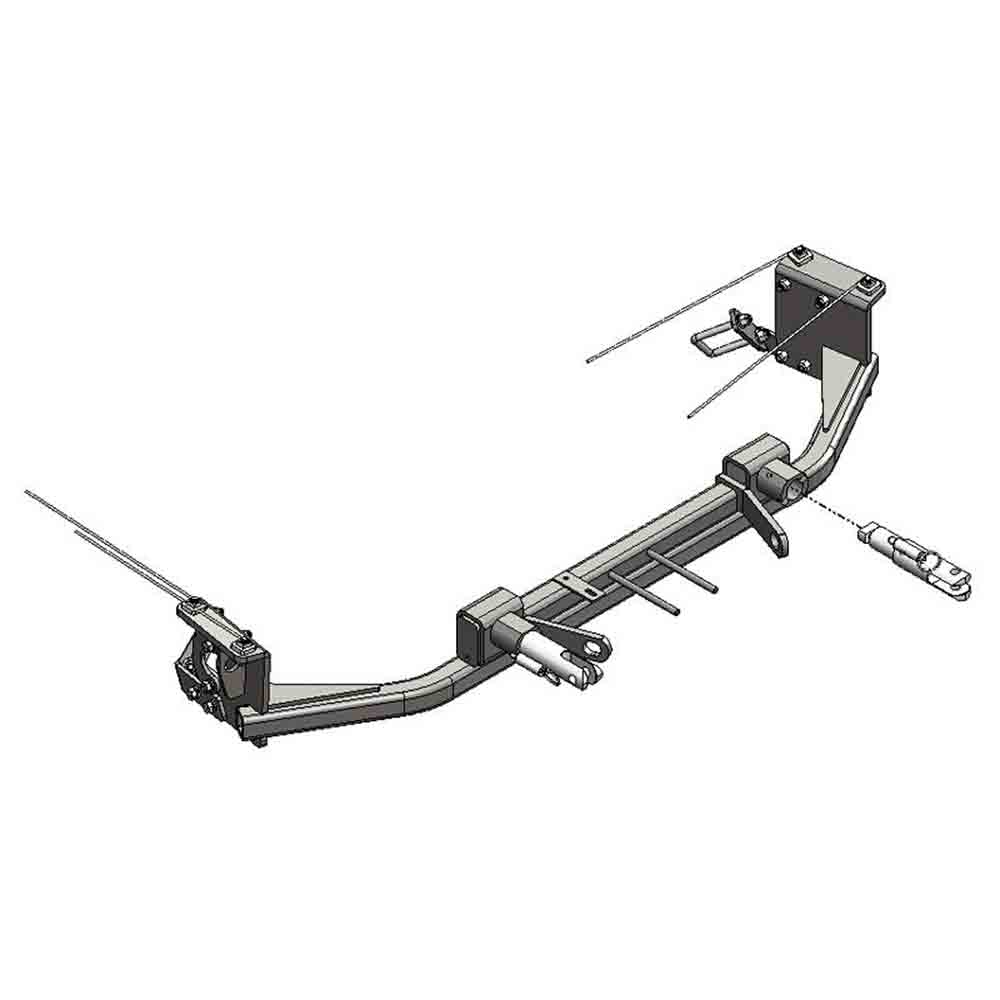 Blue Ox BX1728 Baseplate fits Select GMC Acadia (includes Denali & All-Terrain) (No Limited)