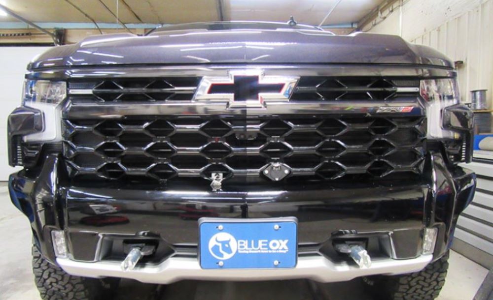 Blue Ox BX1757 Baseplate fits Select Chevrolet Silverado 1500 ZR2 (Includes Adaptive Cruise Control, Turbo, & Bottom Shutters)