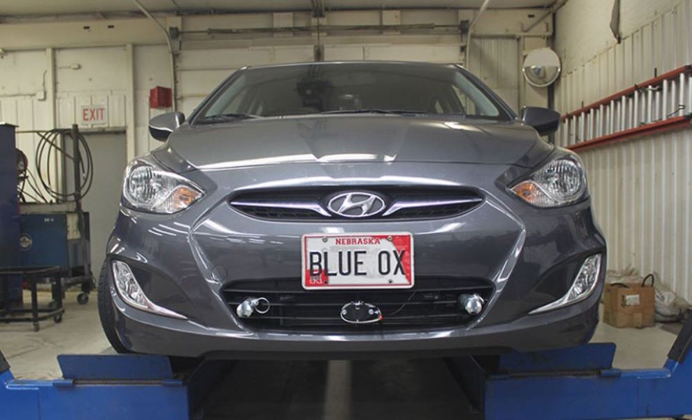 Blue Ox BX2338 Baseplate fits 2012-2017 Hyundai Accent SE/GS/GLS (includes foglights)