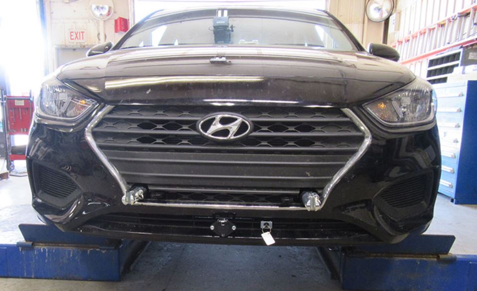 Blue Ox BX2342 Baseplate fits Select Hyundai Accent (No foglights) (Manual Only)
