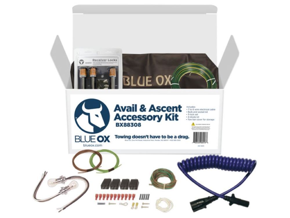 Blue Ox Towing Accessory Kit for Ascent & Avail Tow Bars