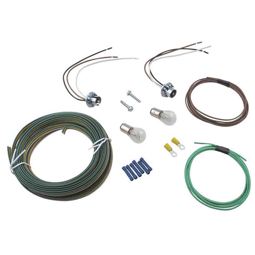 Blue Ox BX8869 Bulb and Socket Tail Light Wiring Kit for Towed Vehicles