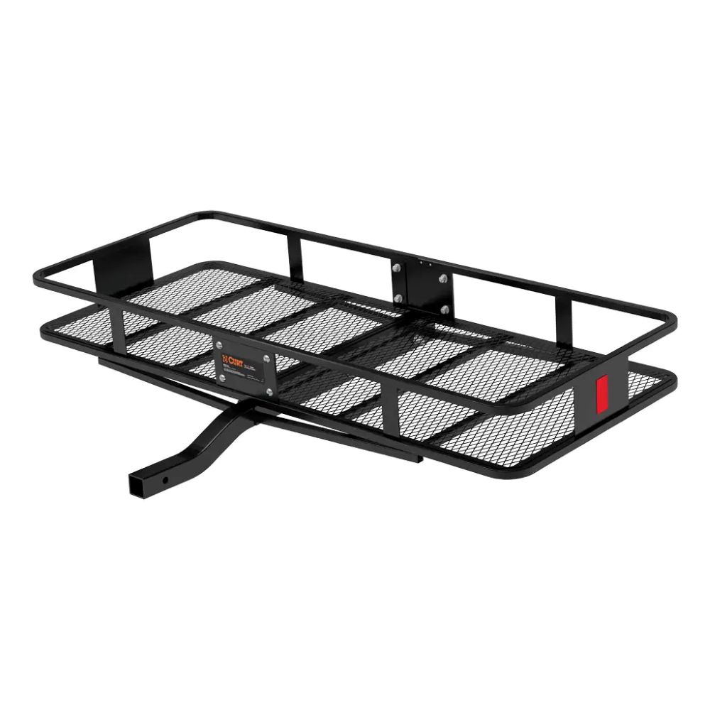 CARGO CARRIER - 2 INCH - FIXED SHANK 60" x 24" Black Steel Basket (Fixed 2" Shank, 500 lbs.) 