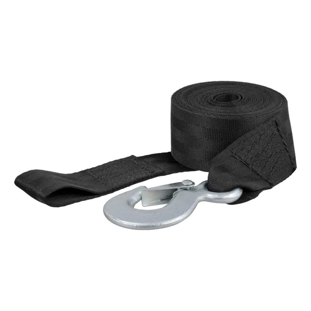 15' Replacement Winch Strap with Snap Hook 1,100 lb