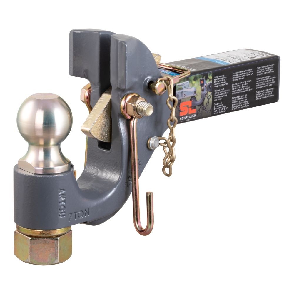 Curt SecureLatch Receiver-Mount Ball & Pintle Hitch (2