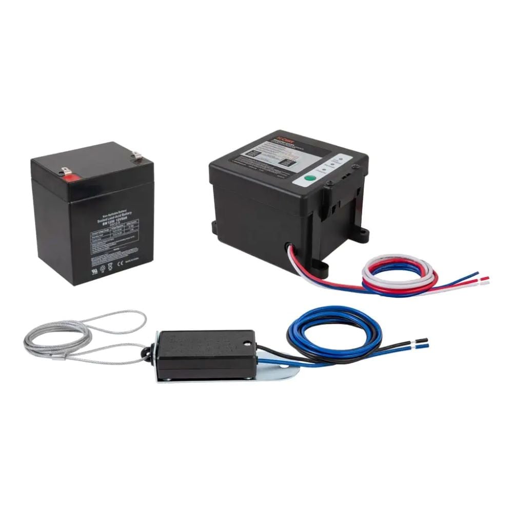 (Replaced LM-20100) Push-to-Test Breakaway Kit with Side-Load Battery - 12 Volt, 5 Amp. Rechargable Battery