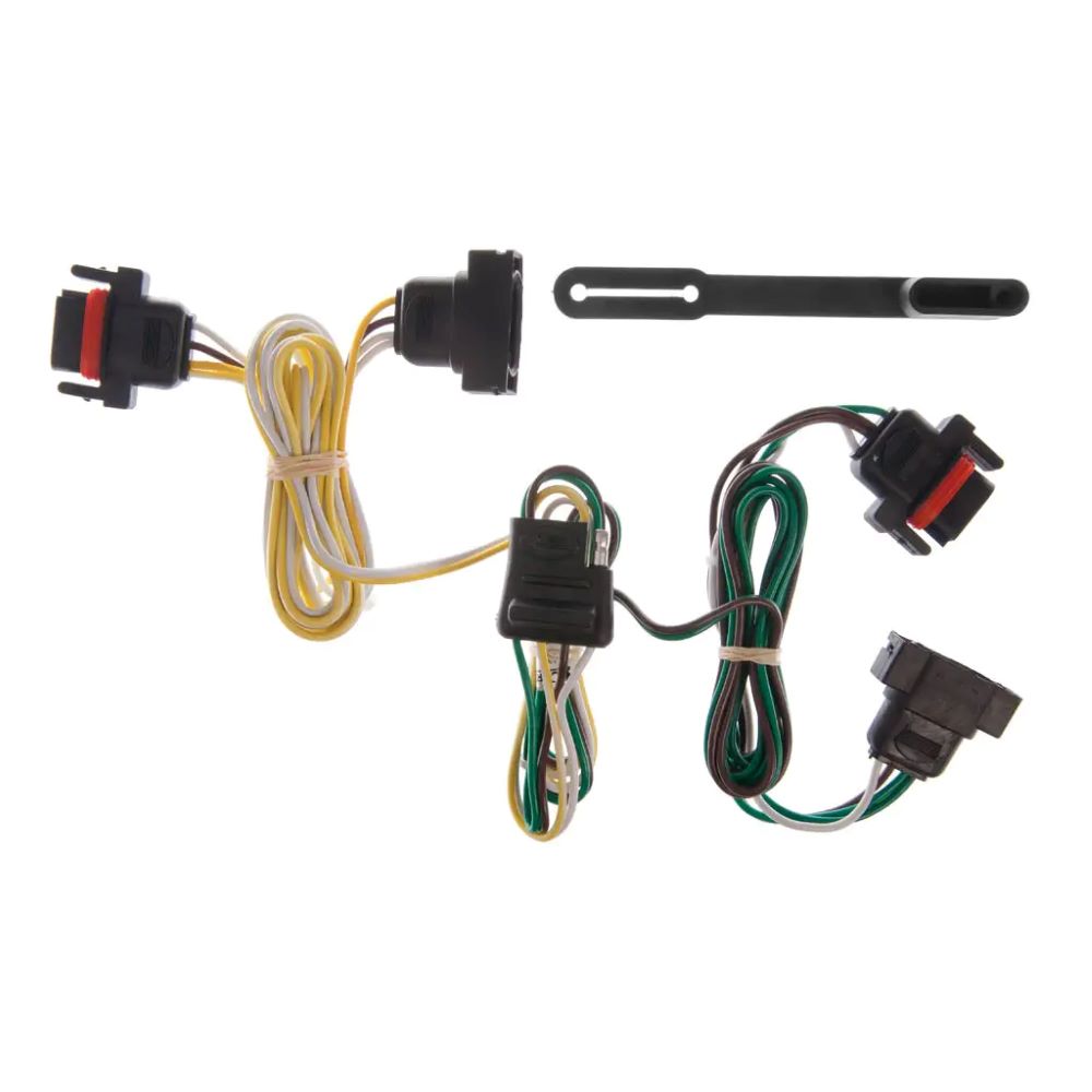 Custom Trailer HItch Wiring, 4-Flat, Fits 1995-2010 Select Caravan, Grand Caravan, Dakota, Town and Country