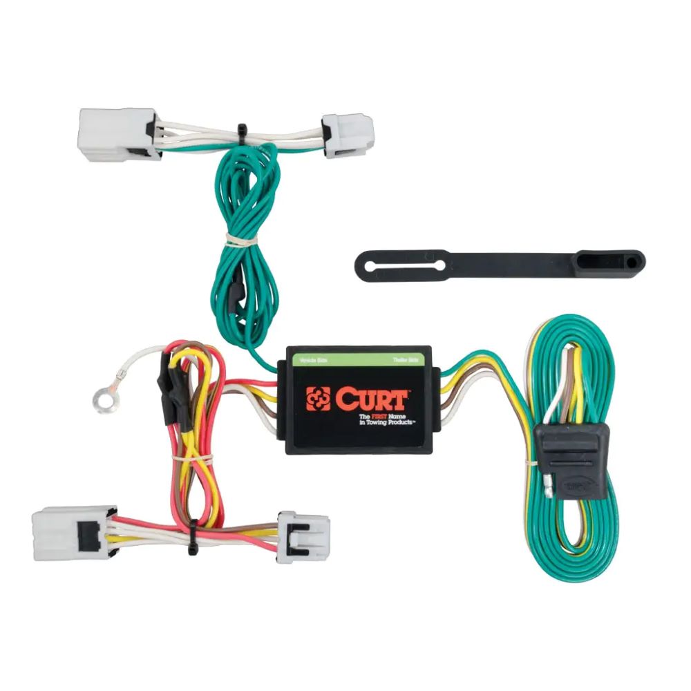Custom Trailer Hitch Wiring Harness, 4-Way Flat Output, Fis 2014-2019 Nissan Versa Note