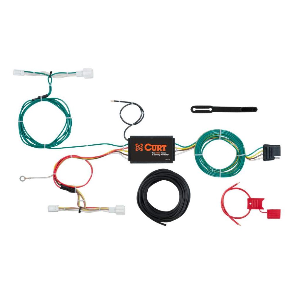 Custom Trailer Hitch Wiring Harness, 4-Way Flat Output fits Select Mazda 6, CX-3 and MX-5 MIata