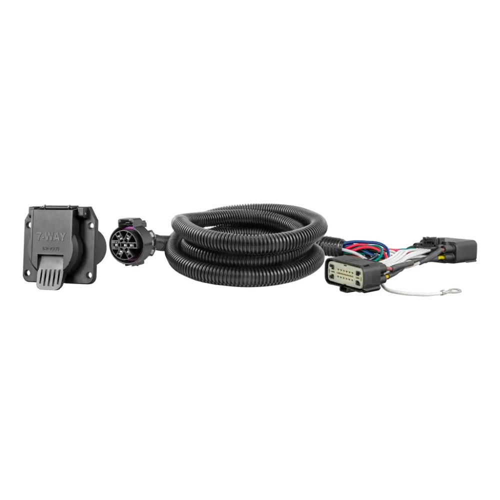 Custom Wiring Harness, 7-Way RV Style Blade Output, fits Select Ford F-150