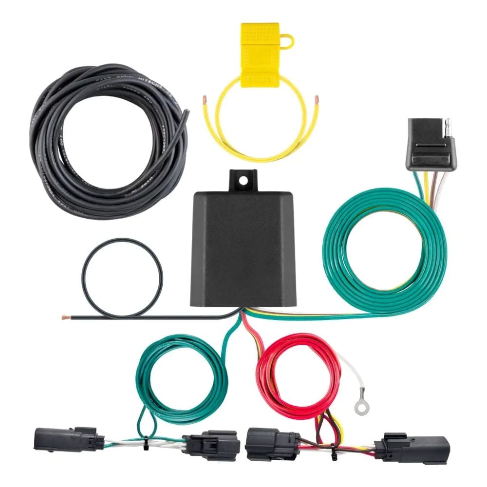 Custom Wiring Harness, 4-Way Flat Output, Fits Select Ford Edge