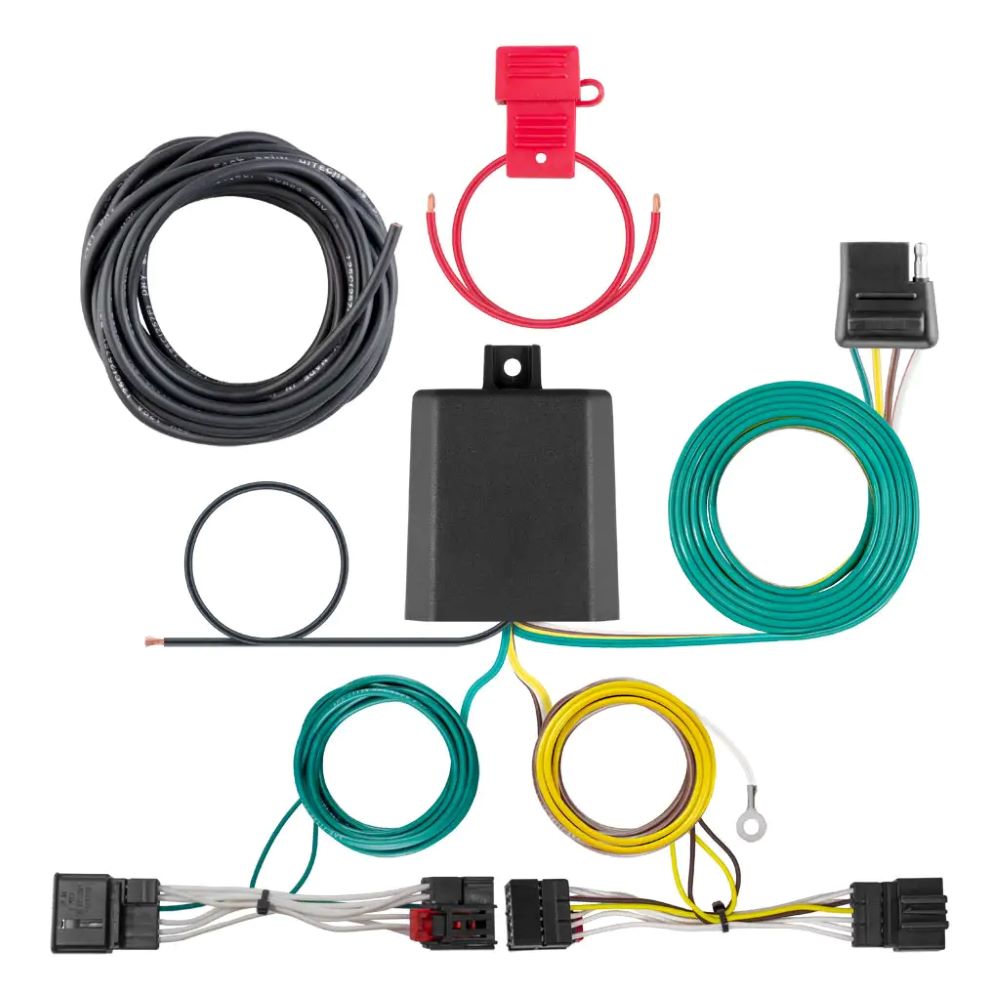 Custom Wiring Harness, 4-Way Flat Output fits 2016-19 Volkswagen Passat
