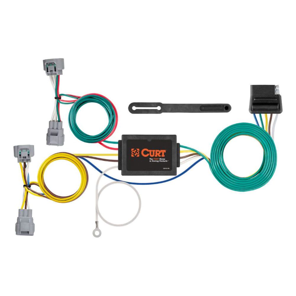 Custom Trailer HItch Wiring, 5-Way Flat Output, Fits Select Toyota Tacoma, Hilux, T-100 Pickup