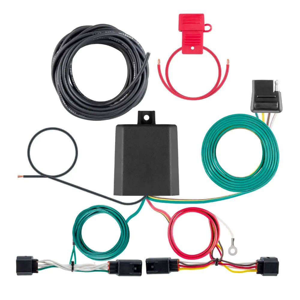 Custom Wiring Harness, 4-Way Flat, Select Kia Sorento