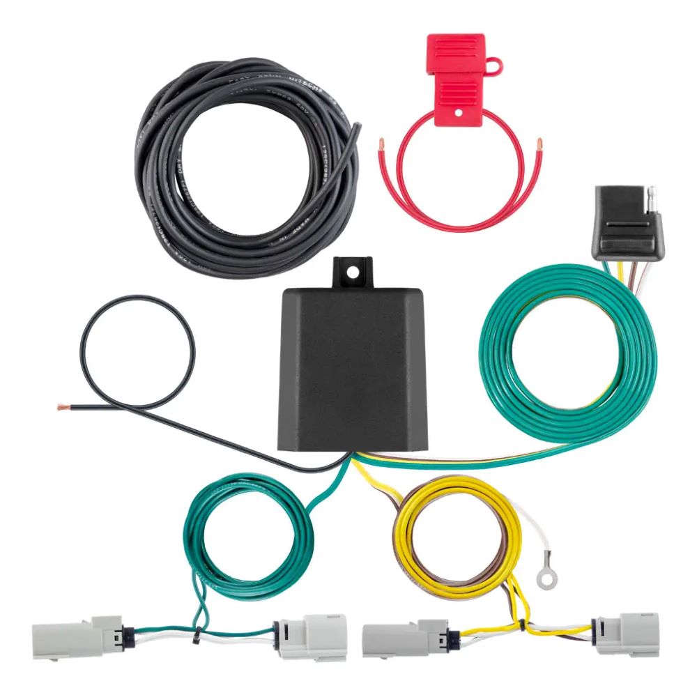 Custom Wiring Harness, 4-Way Flat Output fits Select Ford Transit 350, 350 HD Dually