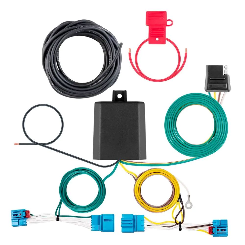 Custom Wiring Harness, 4-Way Flat Output, Fits Select Volkswagen ID. Buzz