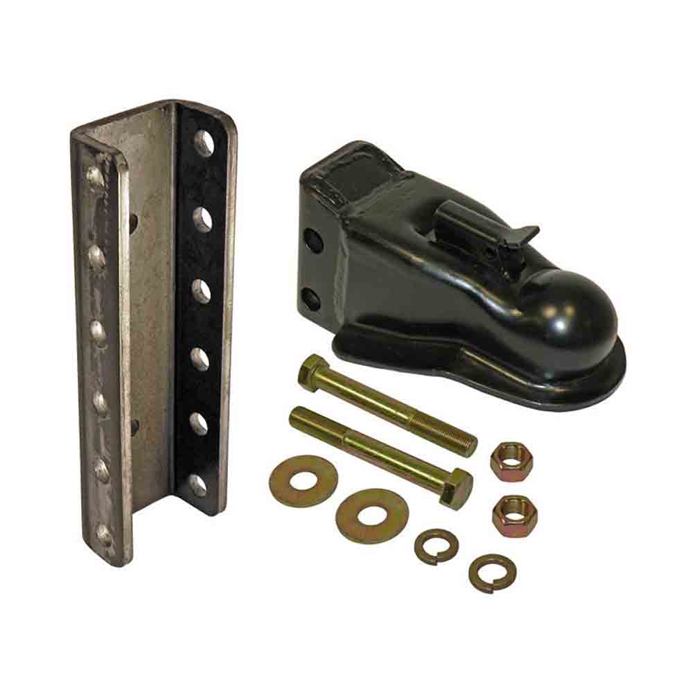 Stamped Steel Adjustable Channel Mount Coupler For 2-5/16