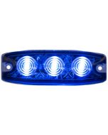 Blue Ultra Thin 3.5 Inch LED Strobe Light