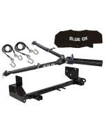 Blue Ox Alpha 2 Tow Bar (6,500 lbs. cap.) & Baseplate Combo fits 1997-2002 Jeep Wrangler With Standard C-Channel Bumper (No Double Tube Bumpers)