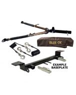 Blue Ox Avail Tow Bar (10,000 lbs. cap.) & Baseplate Combo fits 2016-2018 Ford Focus Sedan/Hatchback (No RS)