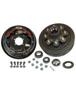 8-Bolt on 6-1/2 Inch Bolt Circle - 12 Inch Hub/Drum With Hydraulic Brake Assembly - Passenger Side